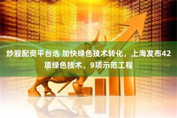 炒股配资平台选 加快绿色技术转化，上海发布42项绿色技术、9项示范工程